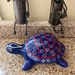 MEXICAN TALAVERA POTTERY TURTLE SCULPTURE